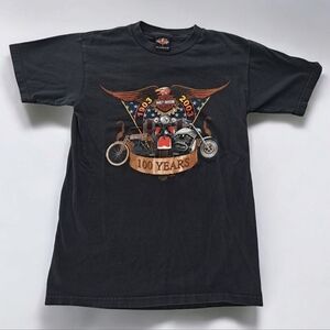 Harley-Davidson vintage Unisex shirt 100 years 1903 2003 t-shirt 2002 H-D USA